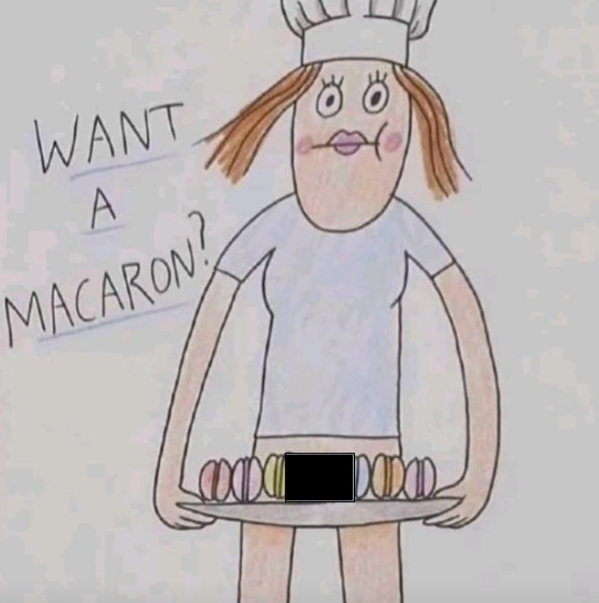 Want a macaron meme TikTok