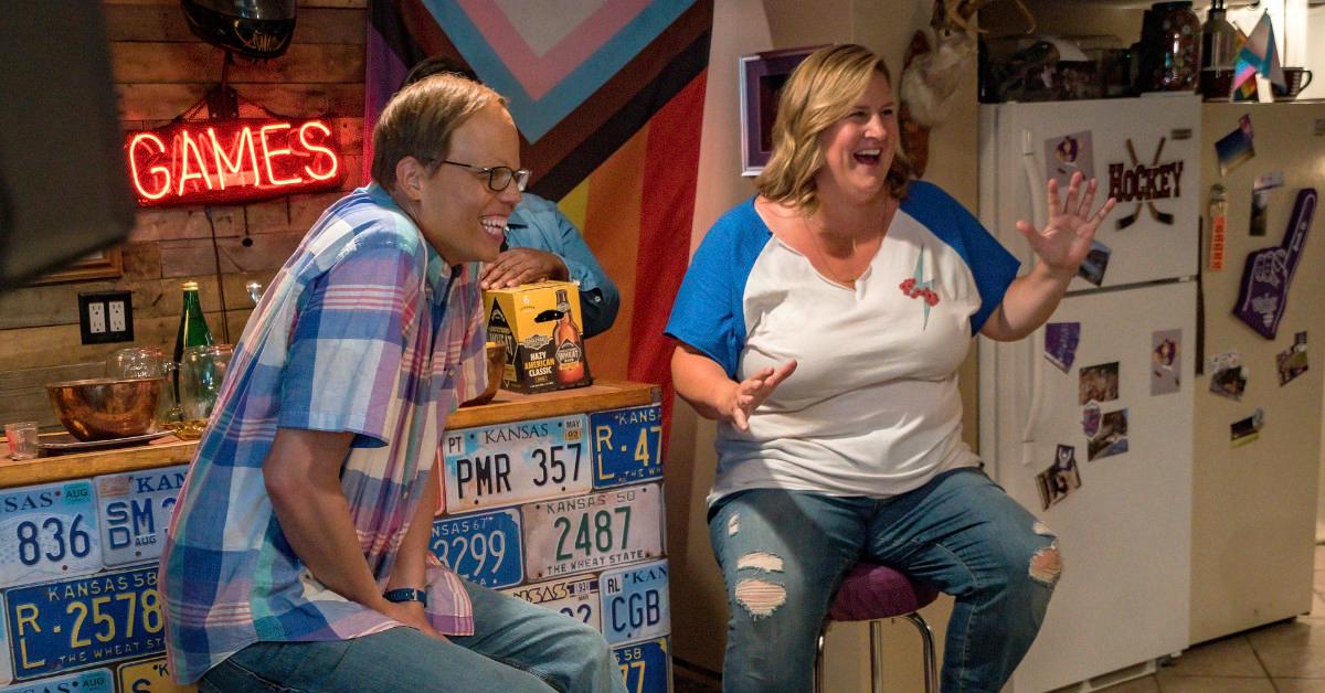 Jeff Hiller and Bridget Everett in 'Somebody Somewhere'