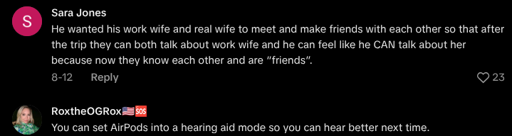 couple sits in front of cheating couple airplane