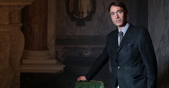 David Cholmondeley posing for a photo at a museum in Houston