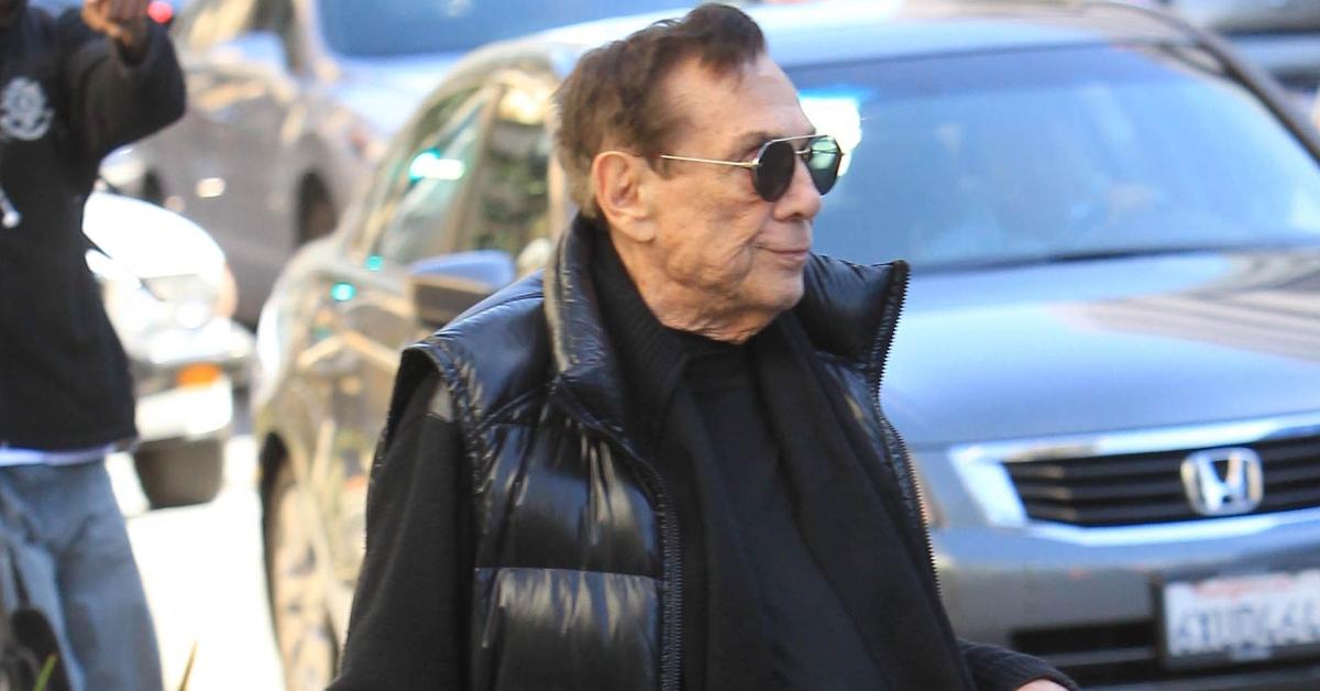 Donald Sterling is seen on December 28, 2017 in Los Angeles, Calif.