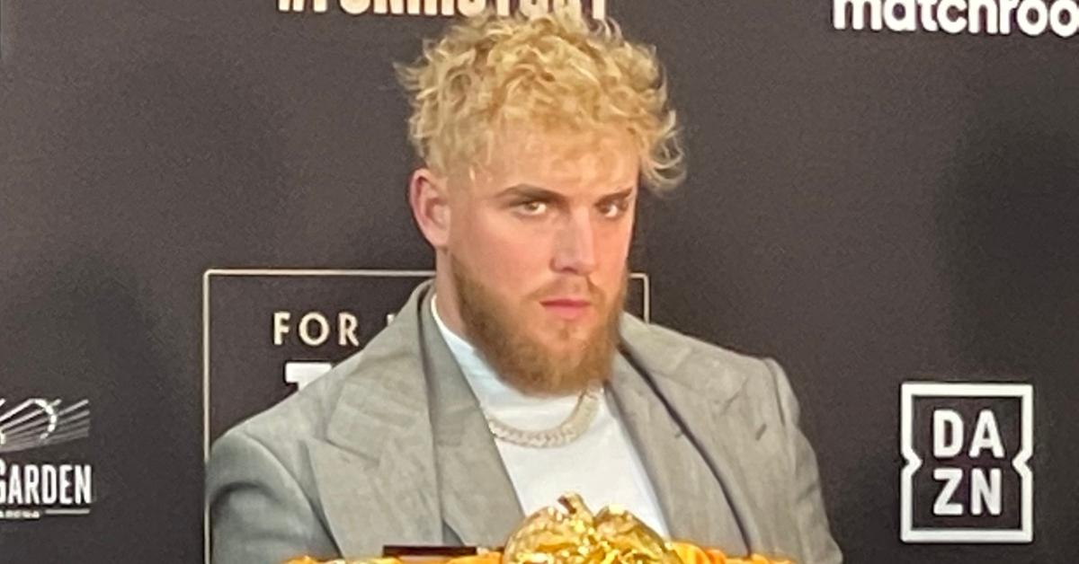 Jake Paul at a boxing event.