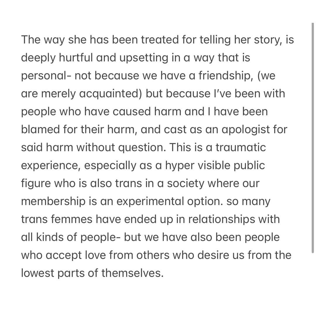 Indya Moore's statement about Laverne Cox