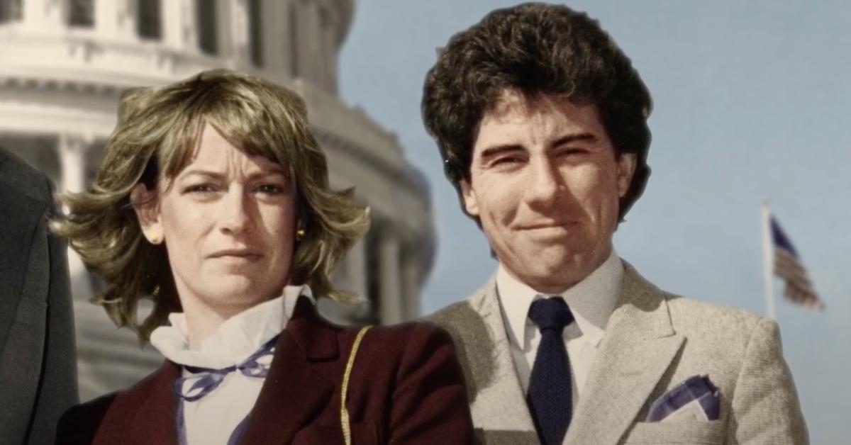 John Walsh (R) and his wife Revé Walsh (L)