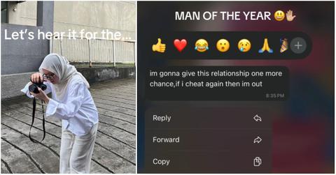 TikToker calls out her partner for being the "Man of the Year."