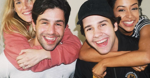 are david dobrik and josh peck related