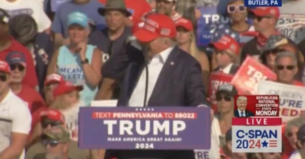 trump shot at rally