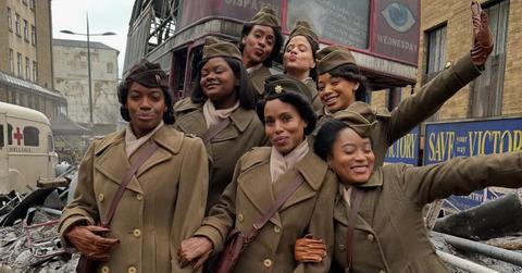 'The Six Triple Eight' cast behind the scenes