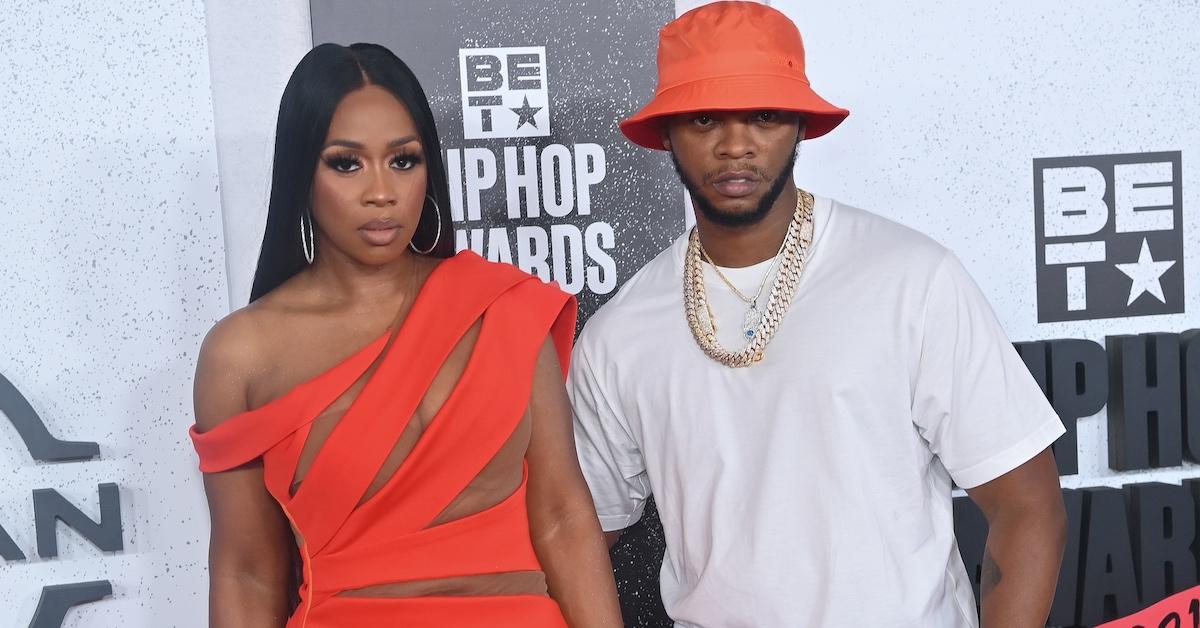 Remy Ma and Papoose arrives to the 2021 BET Hip Hop Awards