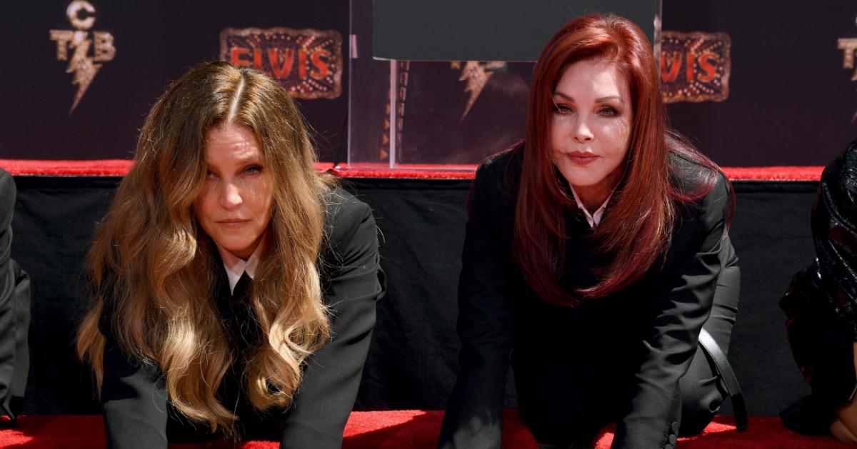 Lisa Marie Presley and Priscilla Presley