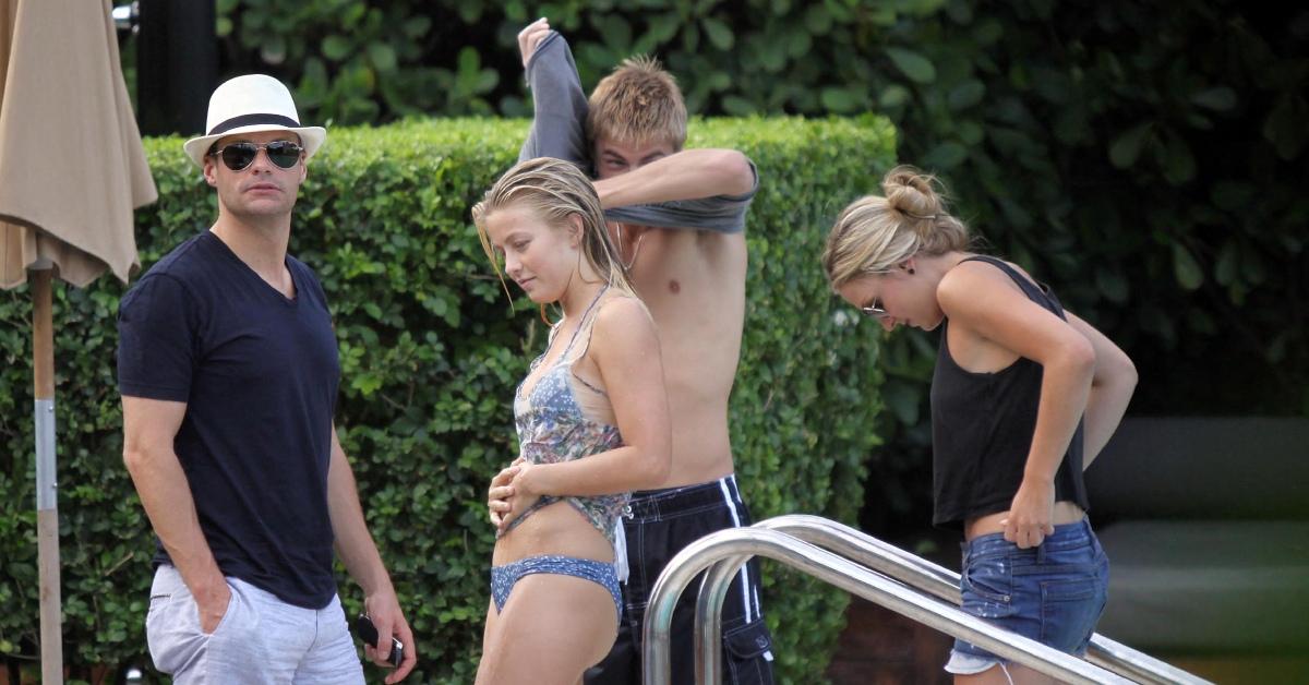 Ryan Seacrest and Julianne Hough when they were dating.