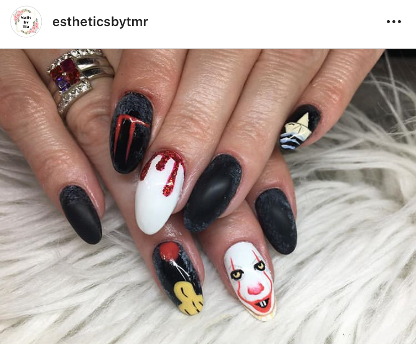 halloween nail art