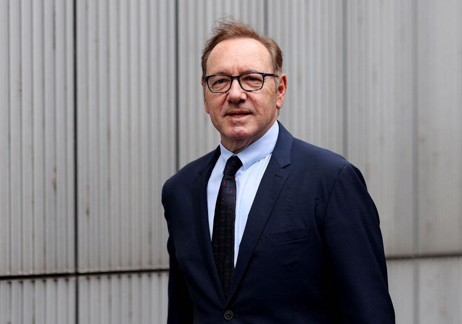 Kevin Spacey arrives for his sexual assault trial at Southwark Crown Court