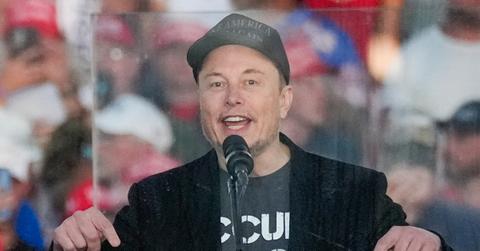 Elon Musk at a Trump rally in Butler, Pa.