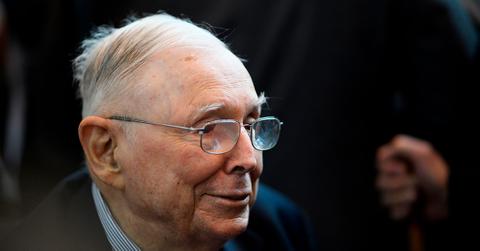 Charlie Munger at a Berkshire shareholders meeting in 2019.