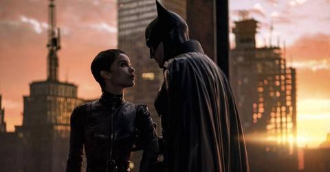 Robert Pattinson and Zoë Kravitz in 'The Batman'