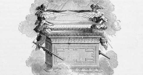 A rendering of the Ark of the Covenant