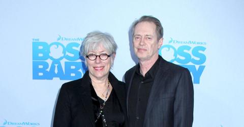 Steve Buscemi and Jo Andres at the premiere of 'The Boss Baby.'