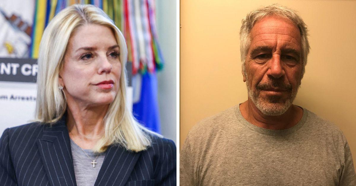 Pam Bondi and Jeffrey Epstein