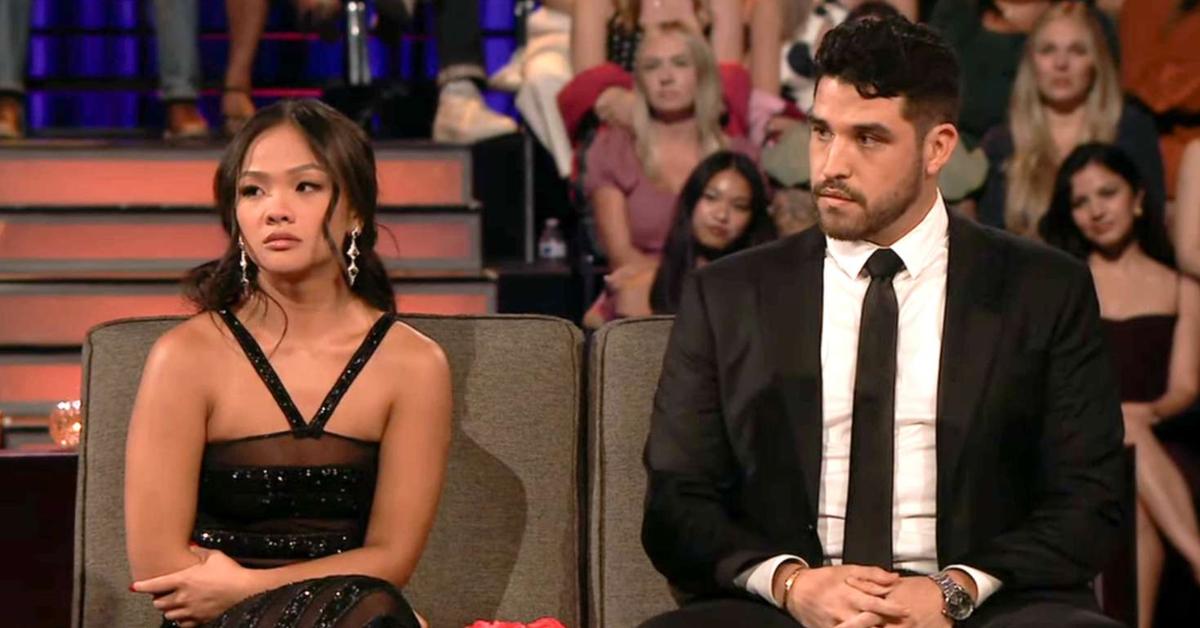 Jenn and Devin during the 'Bachelorette' Season 21 finale.