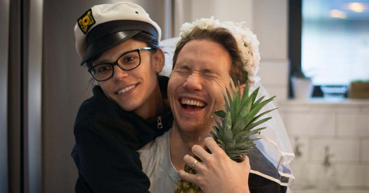 Spencer Tepe (R) and his wife Monique Tepe (L)