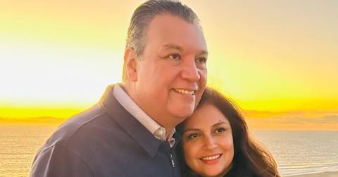 (l-r): Alex Padilla and his wife, Angela Padilla