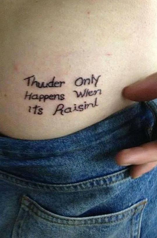 regrettable tattoos