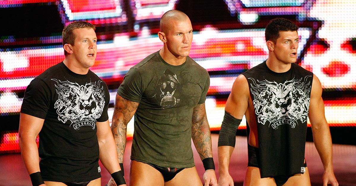 Ted DiBiase Jr., Randy Orton and Cody Rhodes appear on Monday Night RAW. 