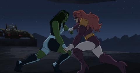 Titania vs. She-Hulk in 'Marvel's Hulk and the Agents of SMASH'