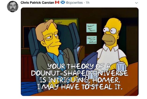 homer simpson stephen hawking