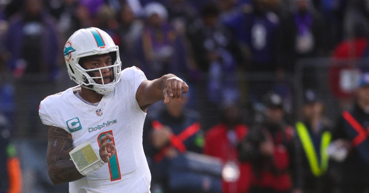 Tua Tagovailoa of the Miami Dolphins