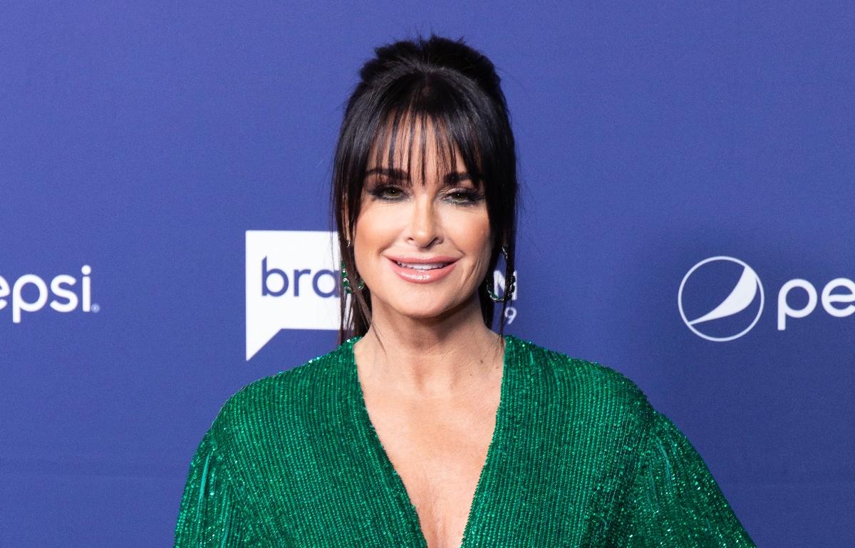 Kyle Richards attends opening night of the 2019 BravoCon in New York.