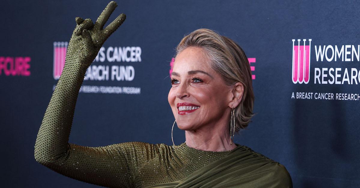 sharon stone leaving us trump