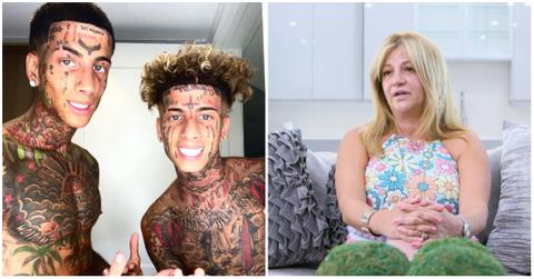 The Island Boys and their mom