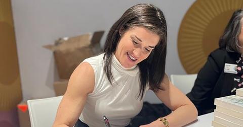 Rebecca Alexander at a book signing in 2024