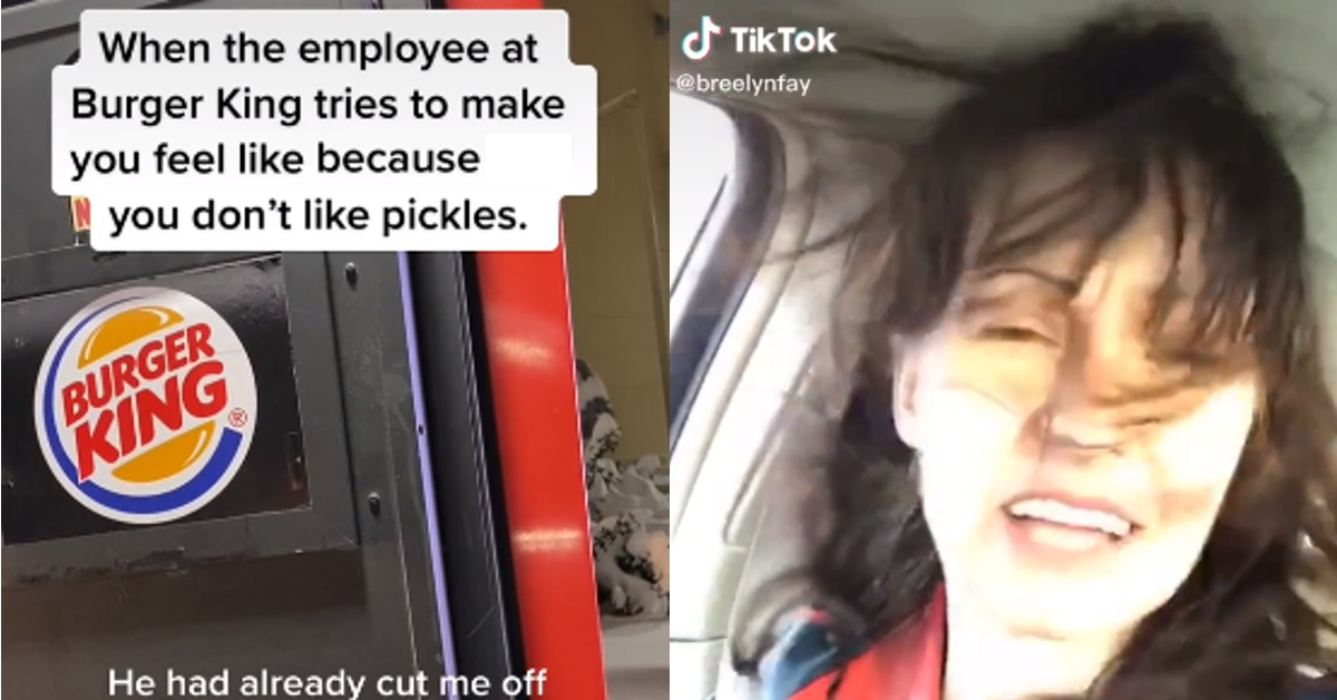 Tiktoker Records ”rude” Burger King Employee In Viral Clip Users Are Shocked 0787