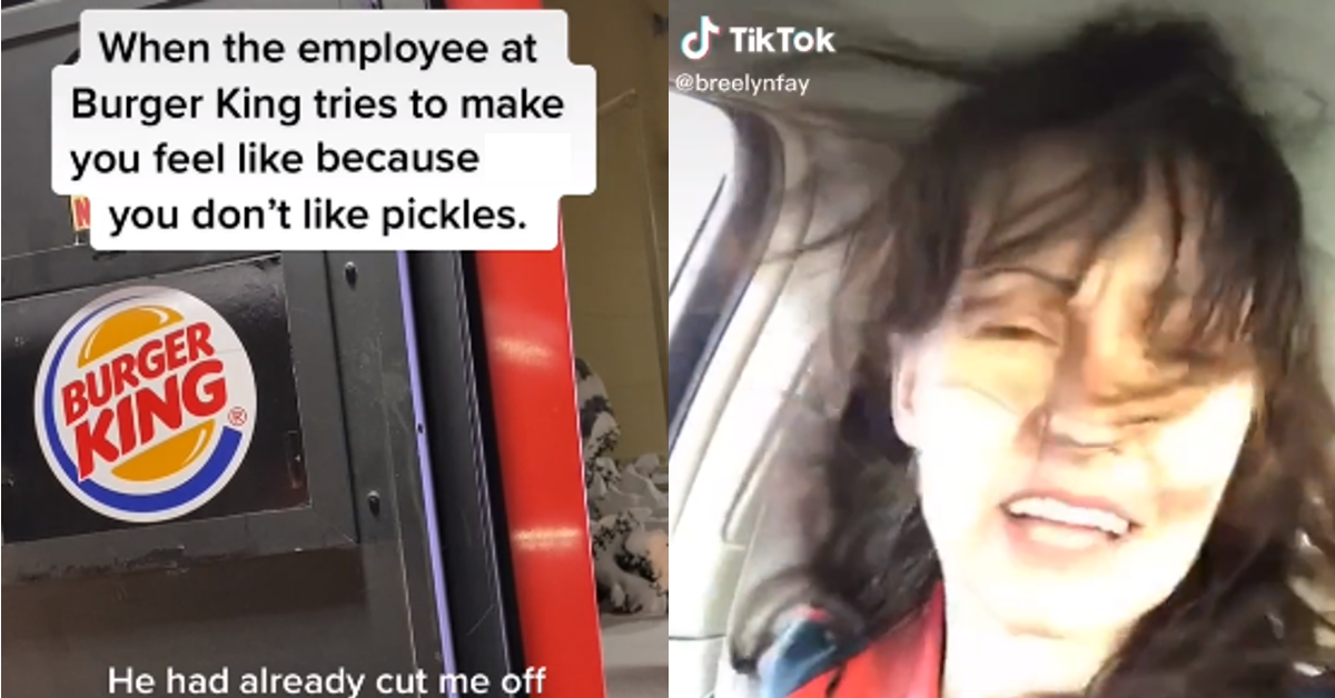 Tiktoker Records ”rude” Burger King Employee In Viral Clip Users Are Shocked 5588