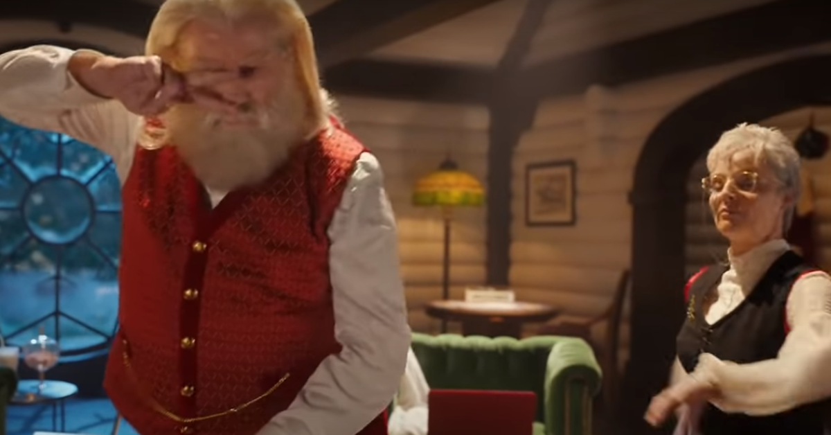 Who Is Mrs. Claus in John Travolta's Odd Capital One Santa Commercial?