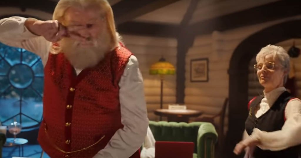 Who Is Mrs. Claus in John Travolta's Odd Capital One Santa Commercial?