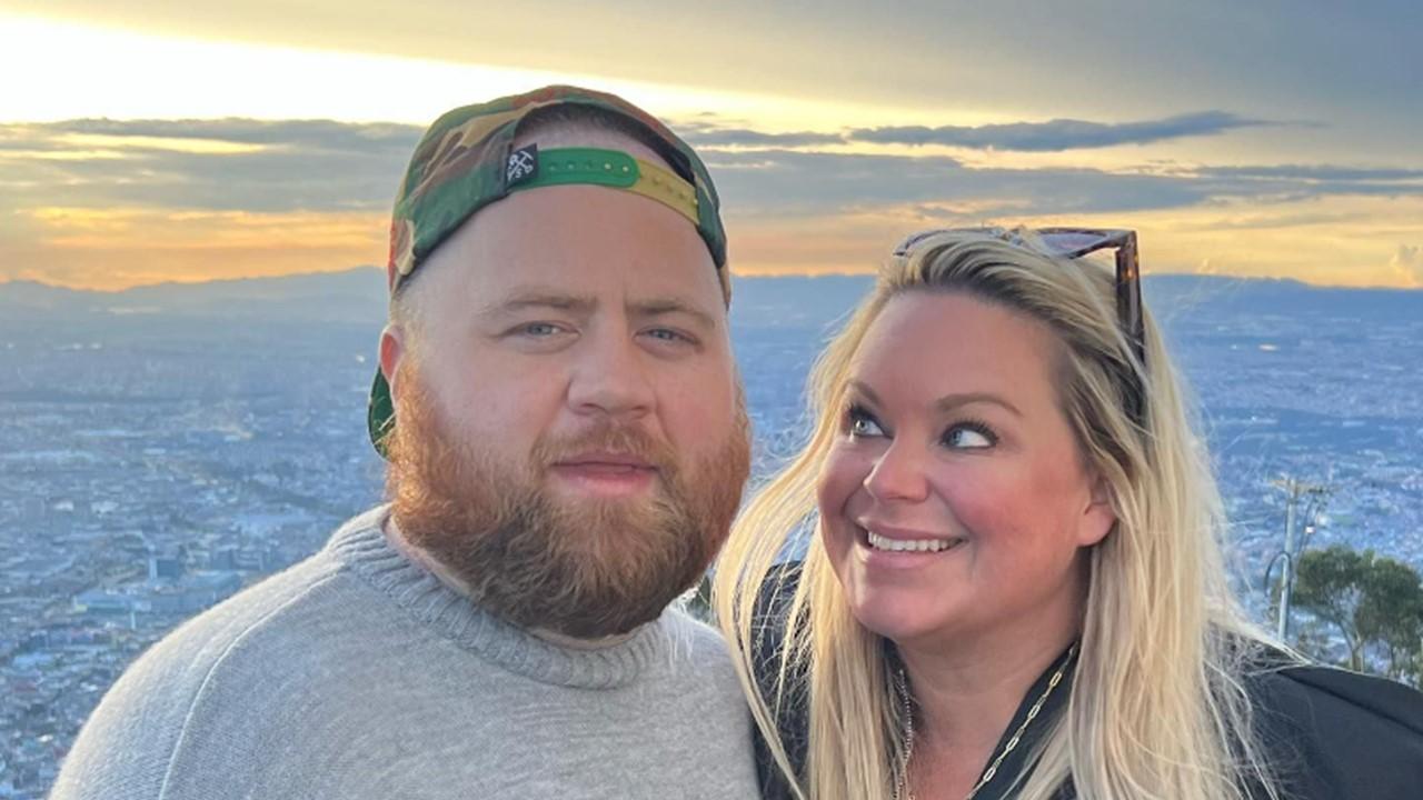 Paul Walter Hauser and his wife, Amy