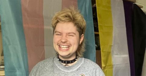 Spencer Jamie smiling with blonde hair.