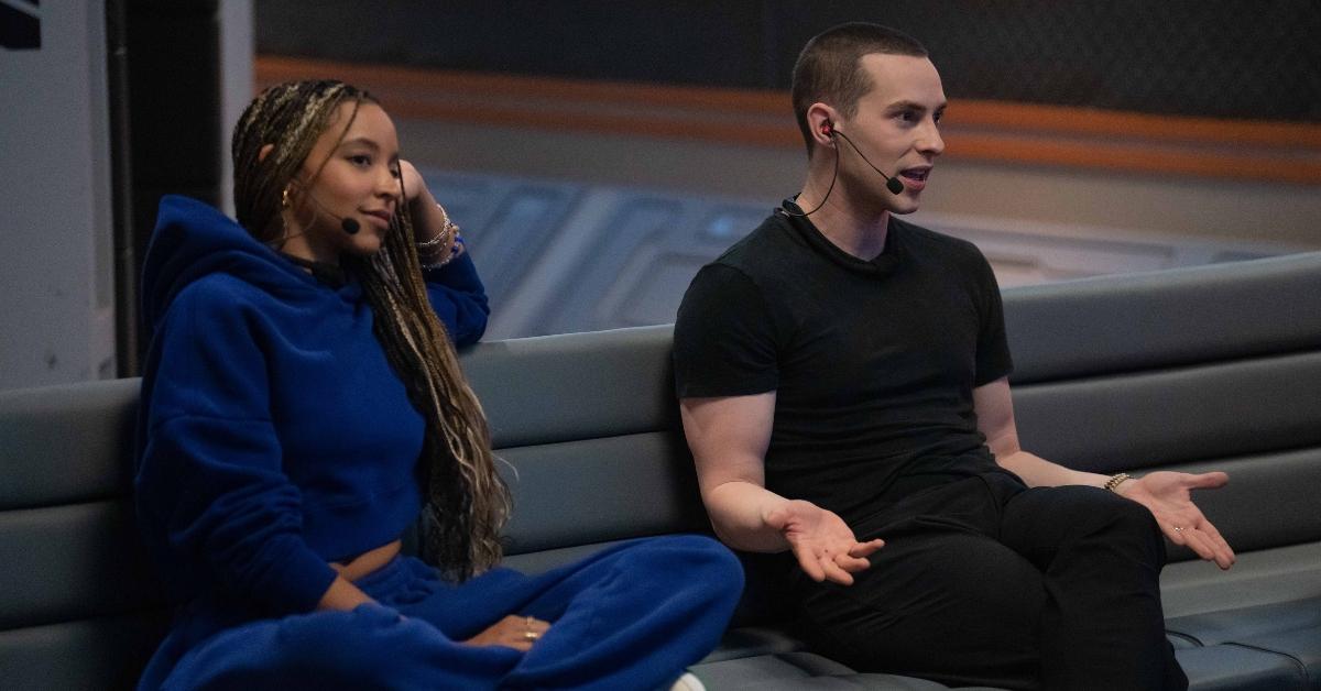 Tinashe and Adam Rippon inside the Hab on 'Stars on Mars.'