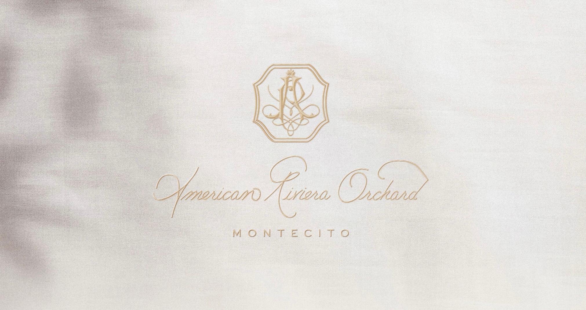 American Riviera Orchard Montecito logo on textile