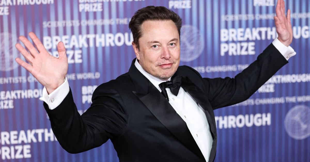 Elon Musk at the 10th Annual Breakthrough Prize Ceremony