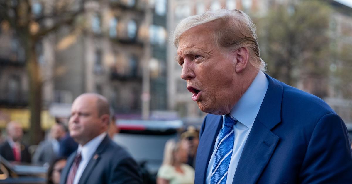 Former President Donald Trump visits a bodega store in upper Manhattan where a worker was assaulted by a man in 2022