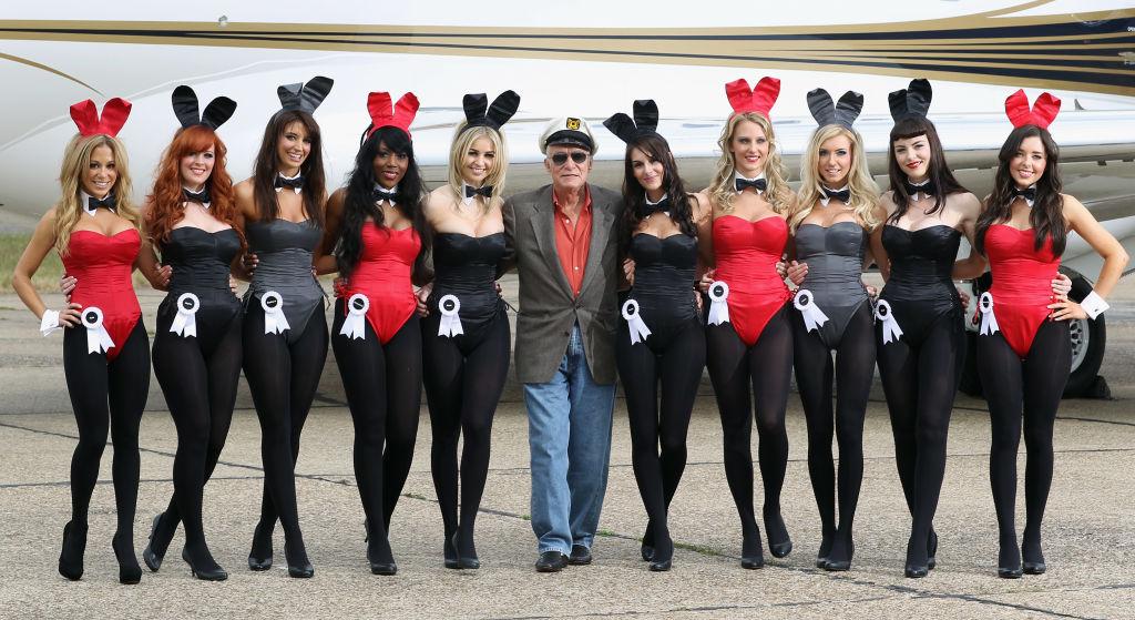 Hugh Hefner and Playmates