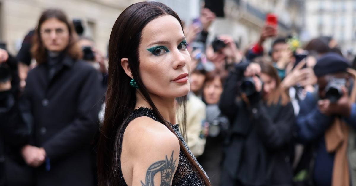  Halsey attends the Lanvin Womenswear Fall/Winter 2023-2024 show.