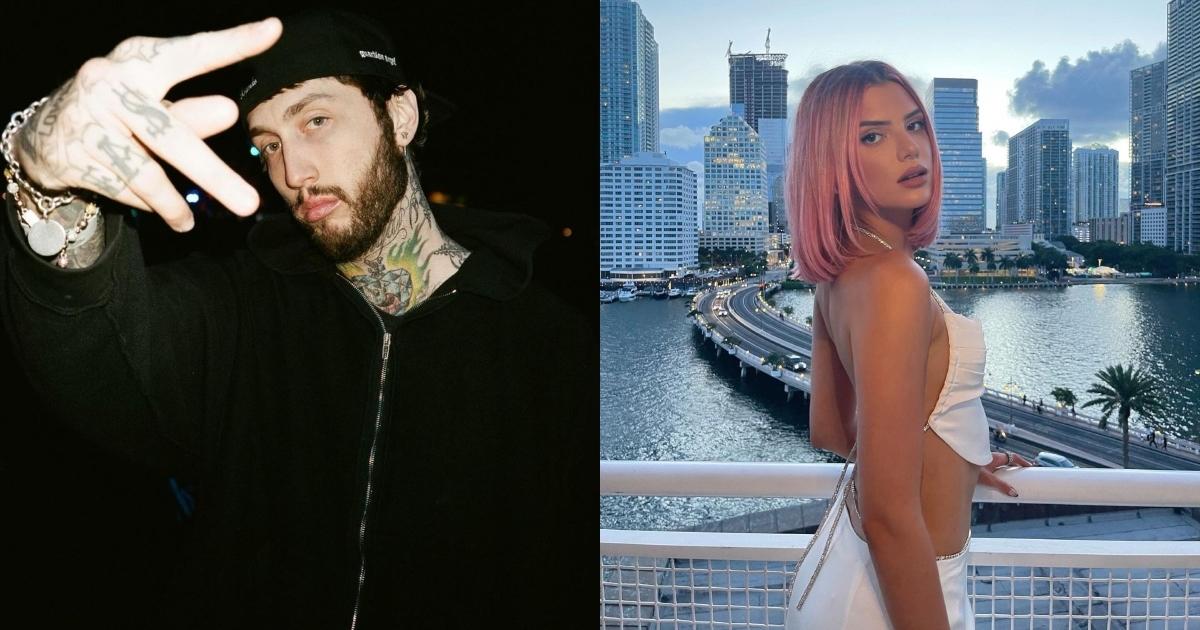 FaZe Banks in all black and Alissa Violet on balcony wearing white