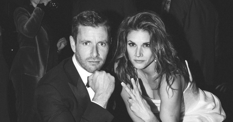 Missy Peregrym and her husband, Tom Oakley