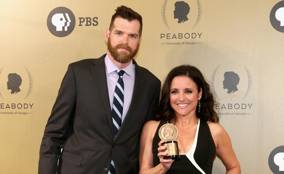 Timothy Simons and Julia Louis-Dreyfus